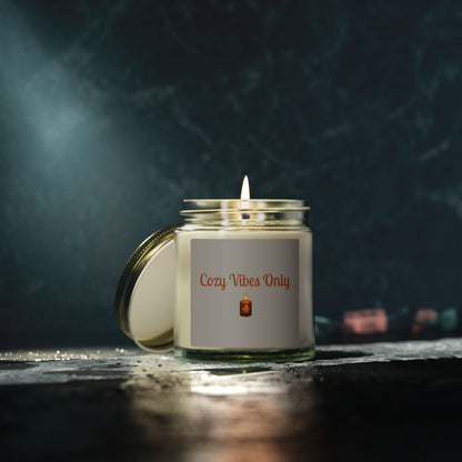 Cozy Vibes Scented Candles | Aromatherapy Gift, Home Decor, Relaxation, Eco-Friendly, Self-Care, Cozy Home