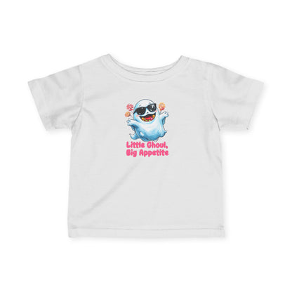 Adorable Halloween Infant T-Shirt, Little Ghoul Big Appetite Tee, Baby Halloween Costume, Cute Toddler Shirt, Spooky Fun Apparel, [...]