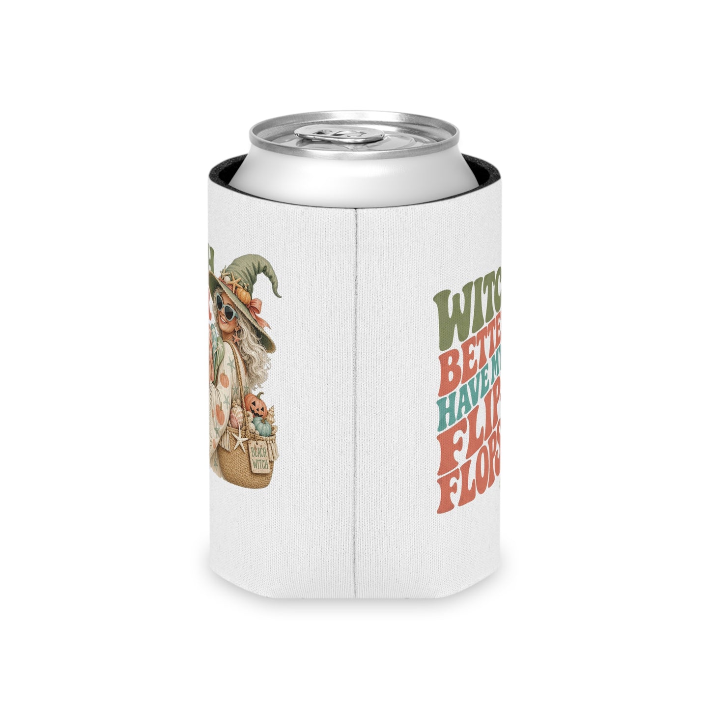 Witch Better Have My Flip Flops Can Cooler | Halloween Witch Beach Tote Art