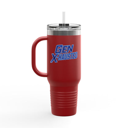 Gen X-Hausted Insulated Travel Mug - Perfect for Coffee on the Go, Travel, Camping, and Daily Hydration