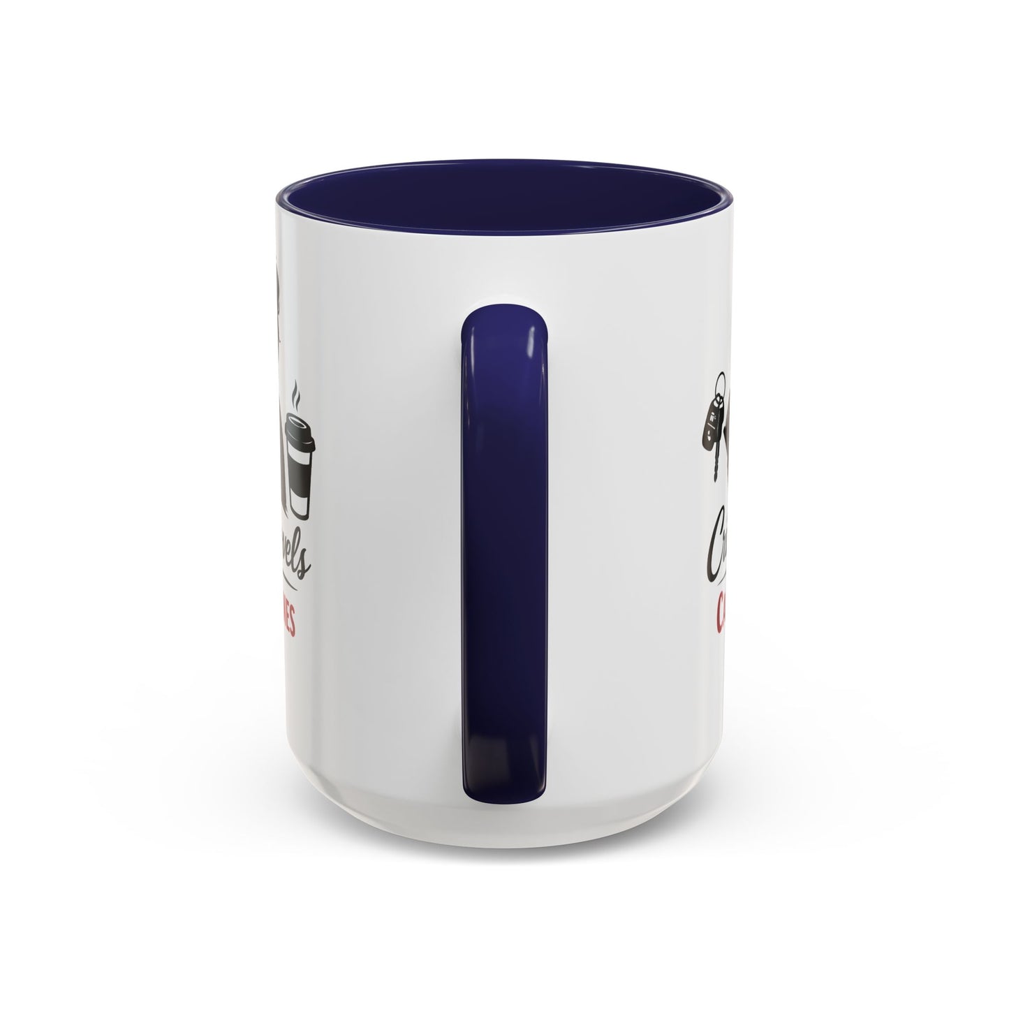 Crime Novels and Carpool Lines Mug | Accent Coffee Mug