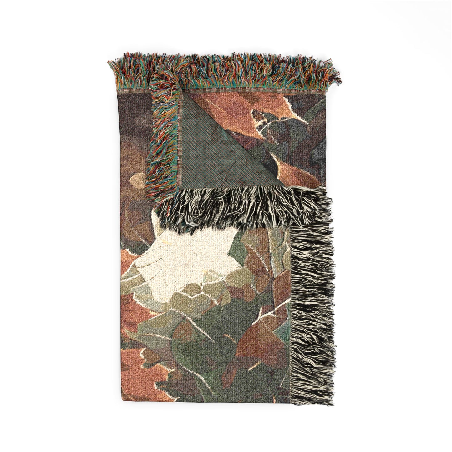 Cozy Artistic Woven Blanket - Floral & Abstract Home Decor, Great for Gift, Sofa, Bed, Fall Decor, Warm Throw