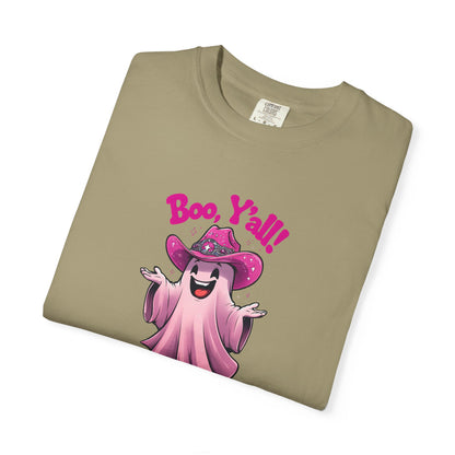 Boo Y'all Ghost T-Shirt, Fun Halloween Tee, Unisex Shirt, Cute Ghost Apparel, Spooky Season Outfit