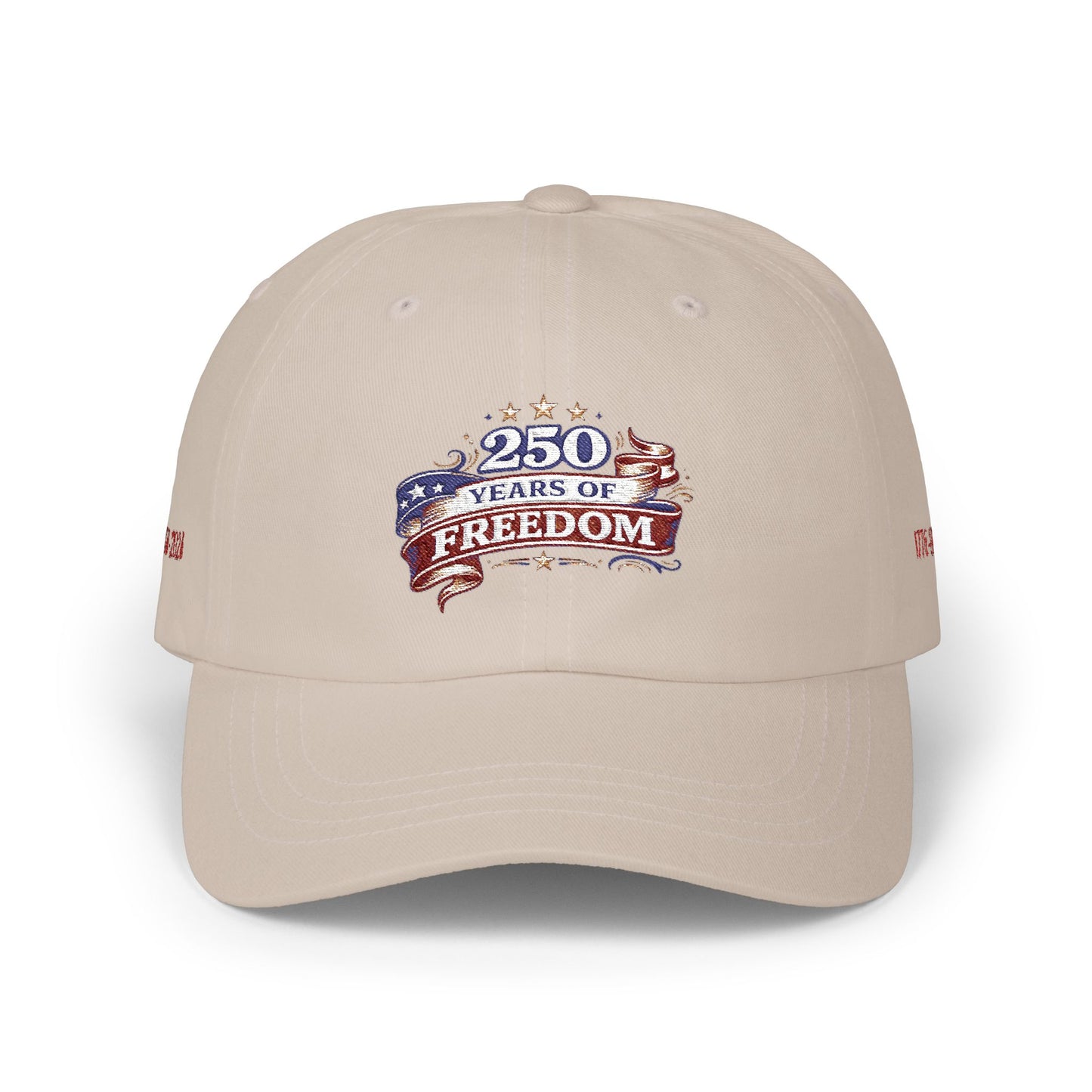 250 Years of Freedom America Anniversary Dad Cap