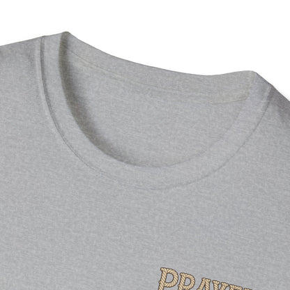 Prayed Up & Steady T-Shirt | Faith Scripture Cross Christian Tee