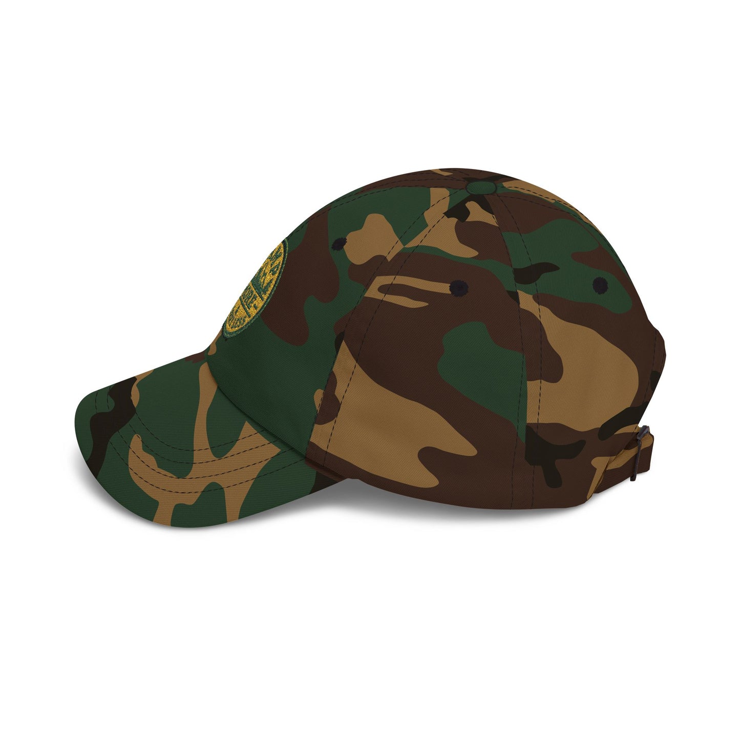 Camp More Worry Less Dad Cap | Embroidered Outdoor Patch Hat