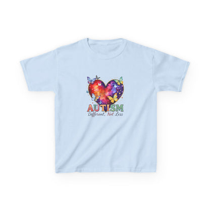 Autism Puzzle Heart Kids Tee | Different Not Less
