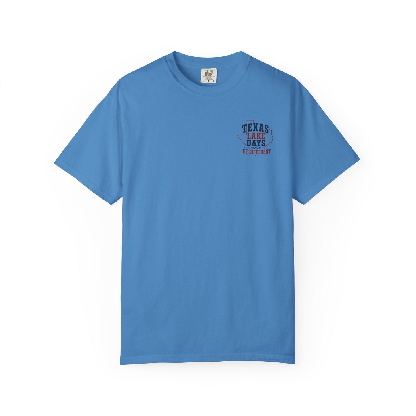 Texas Lake Days Hit Different T-shirt | State Outline Lake Life