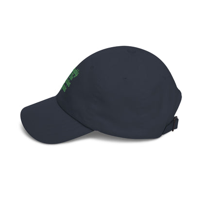 Probably In The Garden Again Dad Cap | Embroidered Floral Script hat