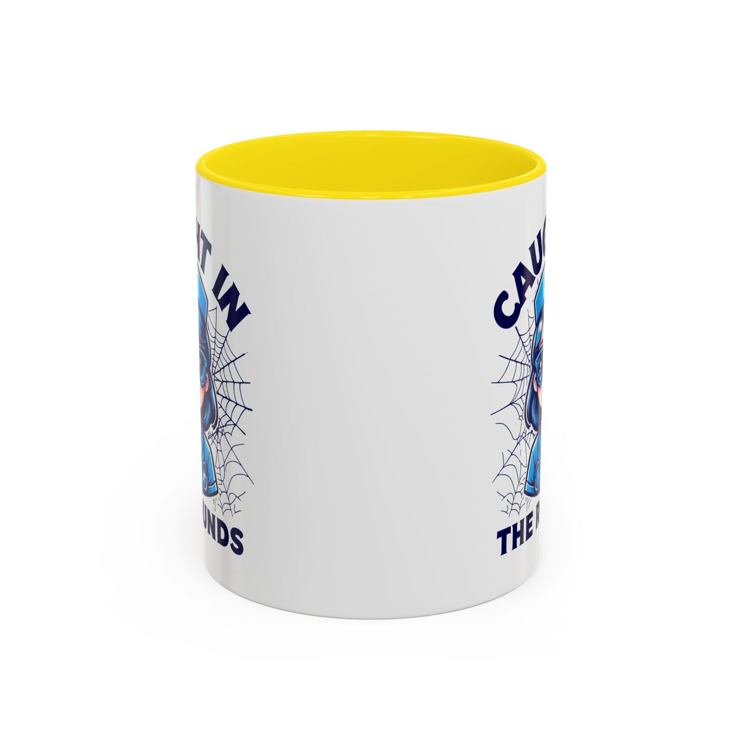 Nurse Coffee Mug, Cute Nursing Gift, Healthcare Appreciation, Fun Spider Design, Caught in the Rounds Mug