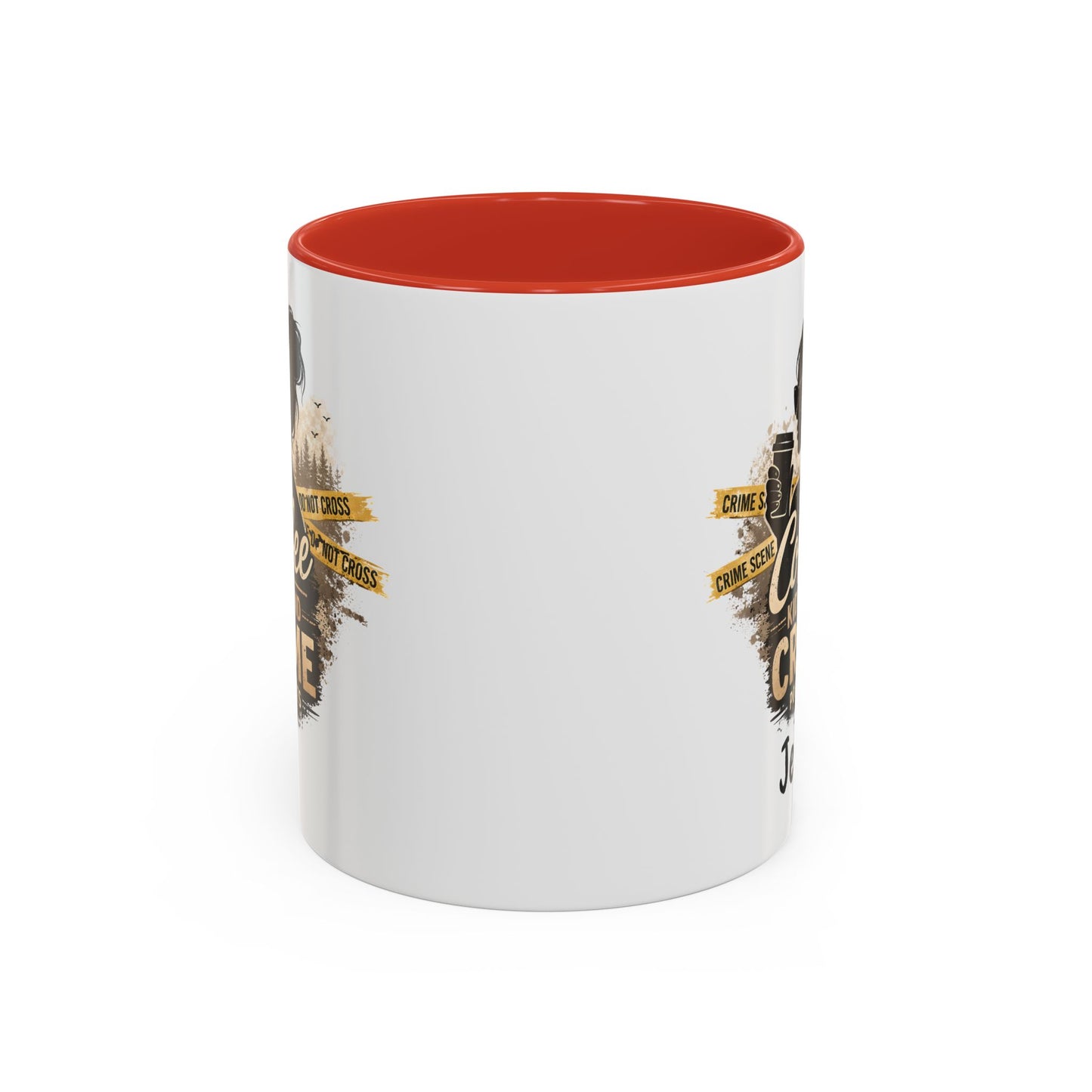 Coffee Kids and Crime Mom Podcast Mug | Accent Coffee Mug