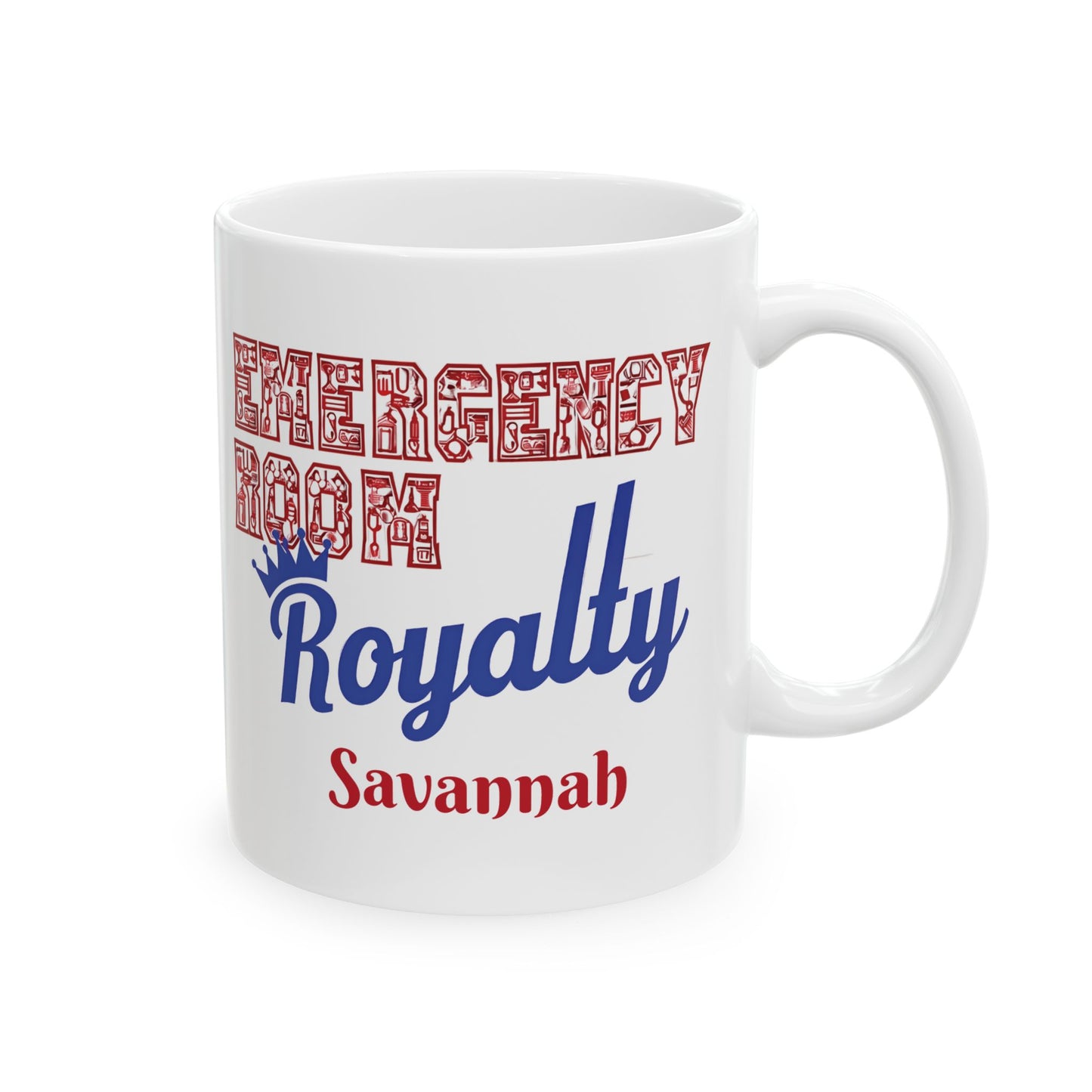 Emergency Room Royalty Ceramic Mug - Perfect Gift for Nurses, Medical Staff, Healthcare Professionals, Hospital Humor, Personalized [...]