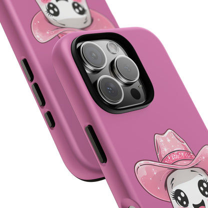 Cute Ghost Phone Case - Fun, Whimsical, Kawaii, Halloween, Gift Idea, Pink Ghost Design