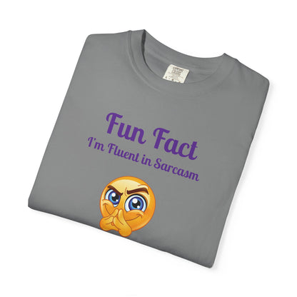 Unisex Sarcastic T-Shirt | Fun Fact I'm Fluent in Sarcasm | Gift for Sarcasm Lovers, Casual Wear, Humor Apparel, Sarcastic Quotes, [...]
