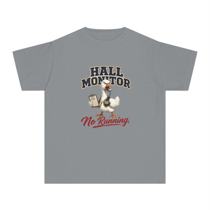 Hall Monitor Goose No Running Tee | Kids school safety shirt