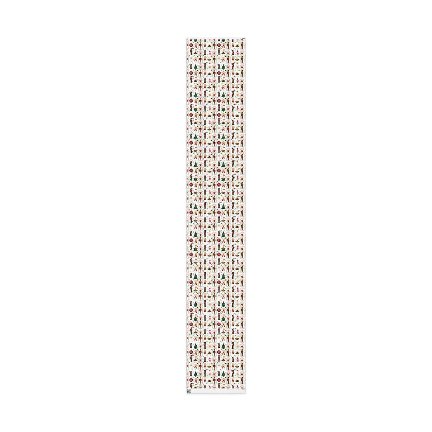 Nutcracker Pattern Wrapping Paper | Christmas Holiday Gift Wrap Roll