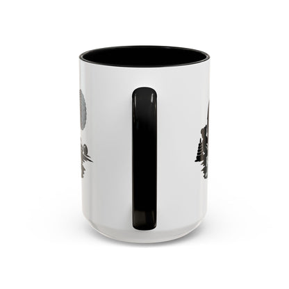 Raising Kids and Reading Crime Mug | Accent Coffee Mug