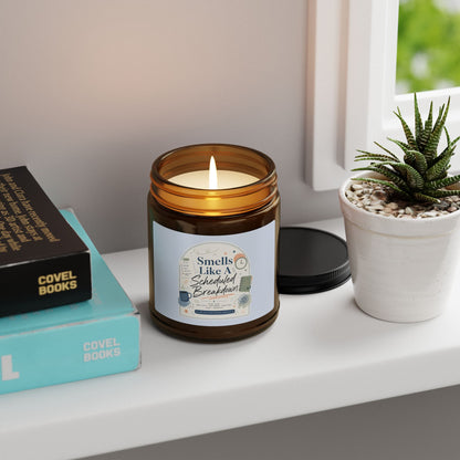 Smells Like A Scheduled Breakdown Candle | Amber Jar Soy Candle
