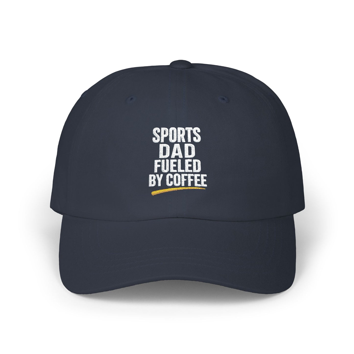 Sports Dad Fueled by Coffee Cap | Camo Baseball Hat