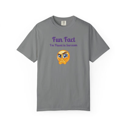 Unisex Sarcastic T-Shirt | Fun Fact I'm Fluent in Sarcasm | Gift for Sarcasm Lovers, Casual Wear, Humor Apparel, Sarcastic Quotes, [...]