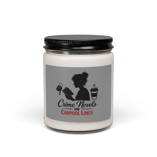 Crime Novels and Carpool Lines Candle | Scented Soy Candle