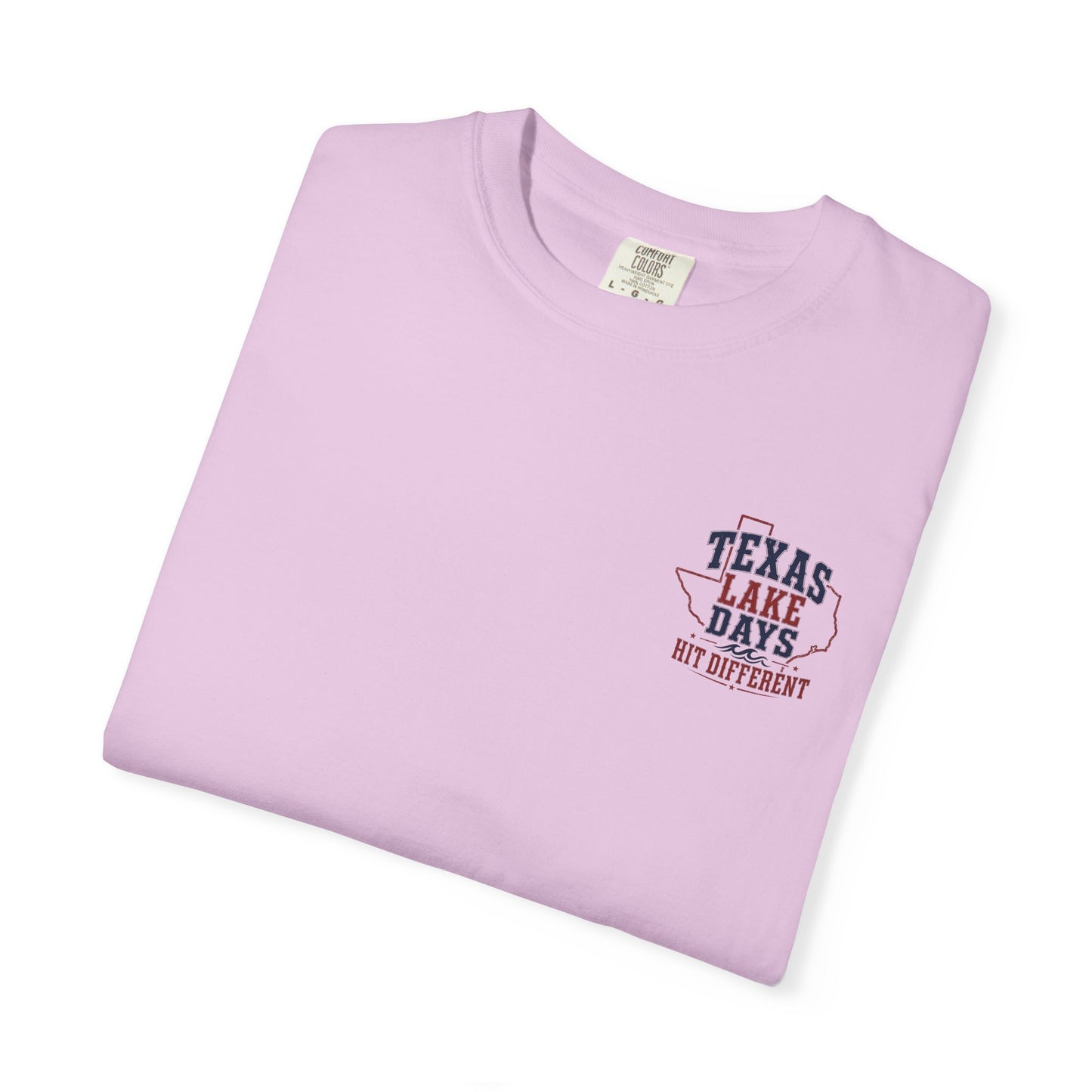 Texas Lake Days Hit Different T-shirt | State Outline Lake Life