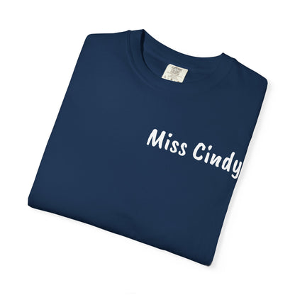 Unisex Garment-Dyed T-Shirt for Teachers - Miss Cindy, Chaos Coordinator Design, Perfect for Back to School, Appreciation Gifts, [...]