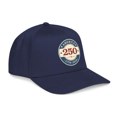 America 250 1776-2026 Patch Mid Profile Baseball Cap | 250th Anniversary Celebration