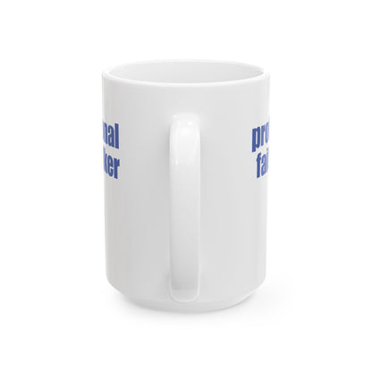 Ceramic Mug, Professional Faith Walker Christian Coffee Cup, Gift for Christians, Inspirational Quote Mug, Religious Tea Mug, Faith-based