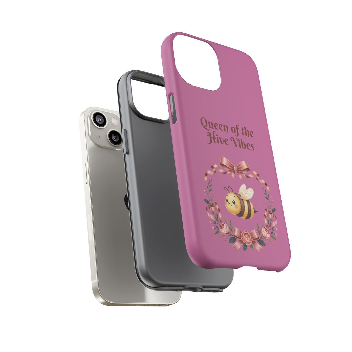 Queen of the Hive Bee Phone Case | Cute Floral Bee iPhone Case