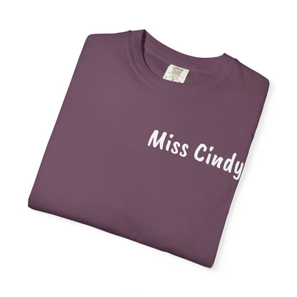 Unisex Garment-Dyed T-Shirt for Teachers - Miss Cindy, Chaos Coordinator Design, Perfect for Back to School, Appreciation Gifts, [...]