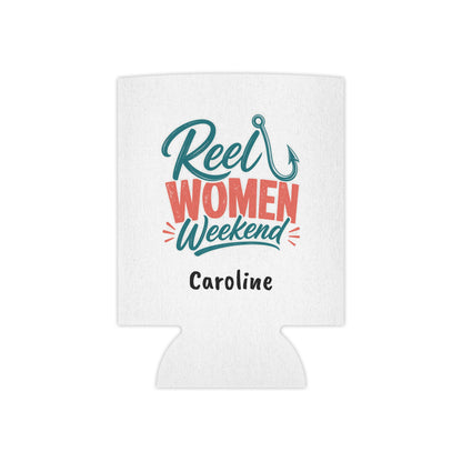 Reel Women Weekend Can Cooler | Fishing Bachelorette Party, Personalized