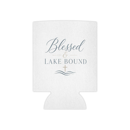 Blessed & Lake Bound Can Cooler | Christian Lake Life