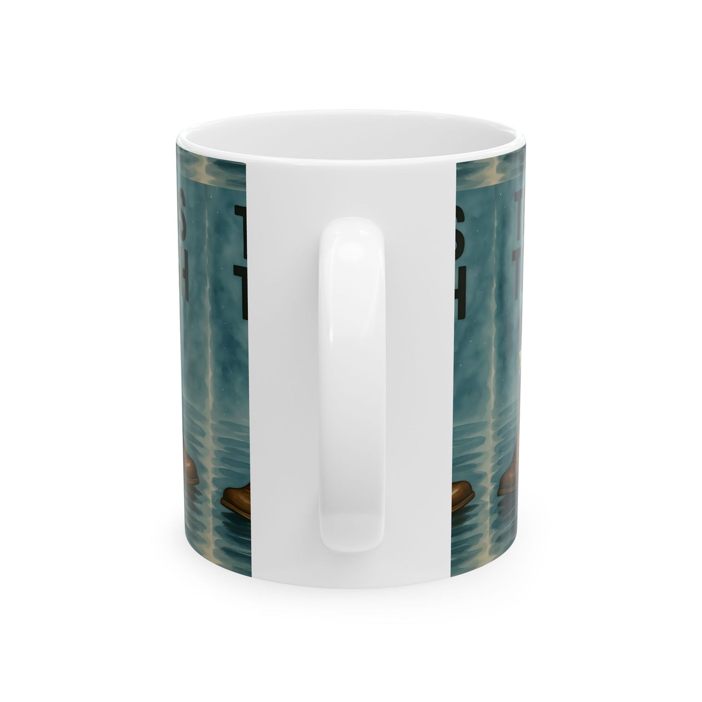 Texas Tough Ceramic Mug, Texas Pride Coffee Cup, Cowboy Boots Drinkware, Texas Strength Gift, 11oz Mug