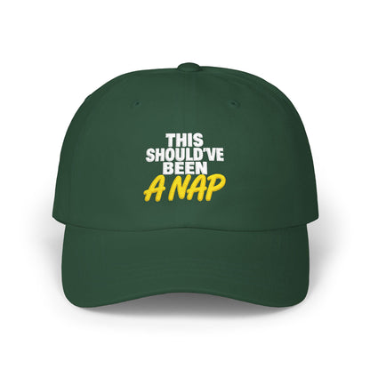 This Should've Been A Nap Dad Cap, Camo Baseball Hat | Funny Nap Saying