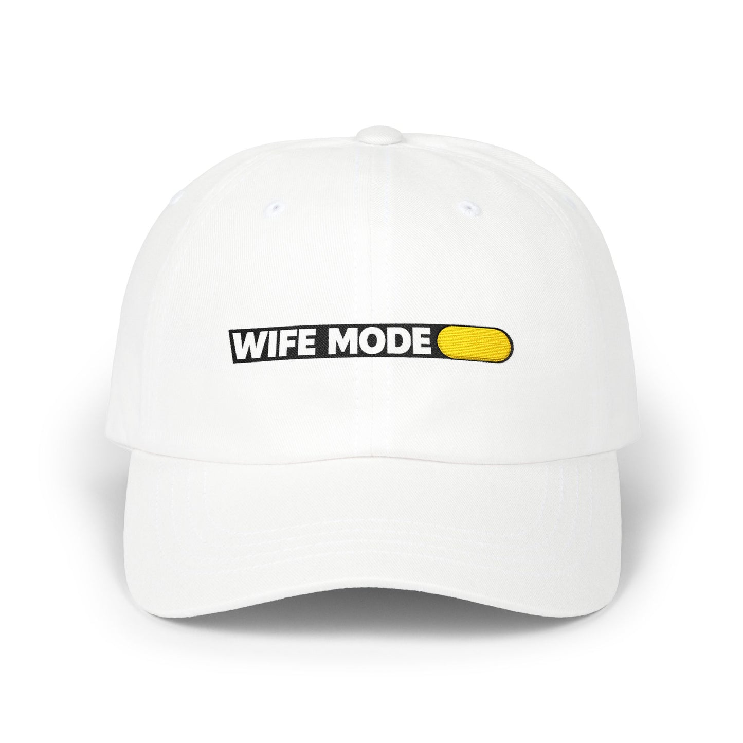 Wife Mode Progress Bar Dad Cap | Embroidered Baseball Hat