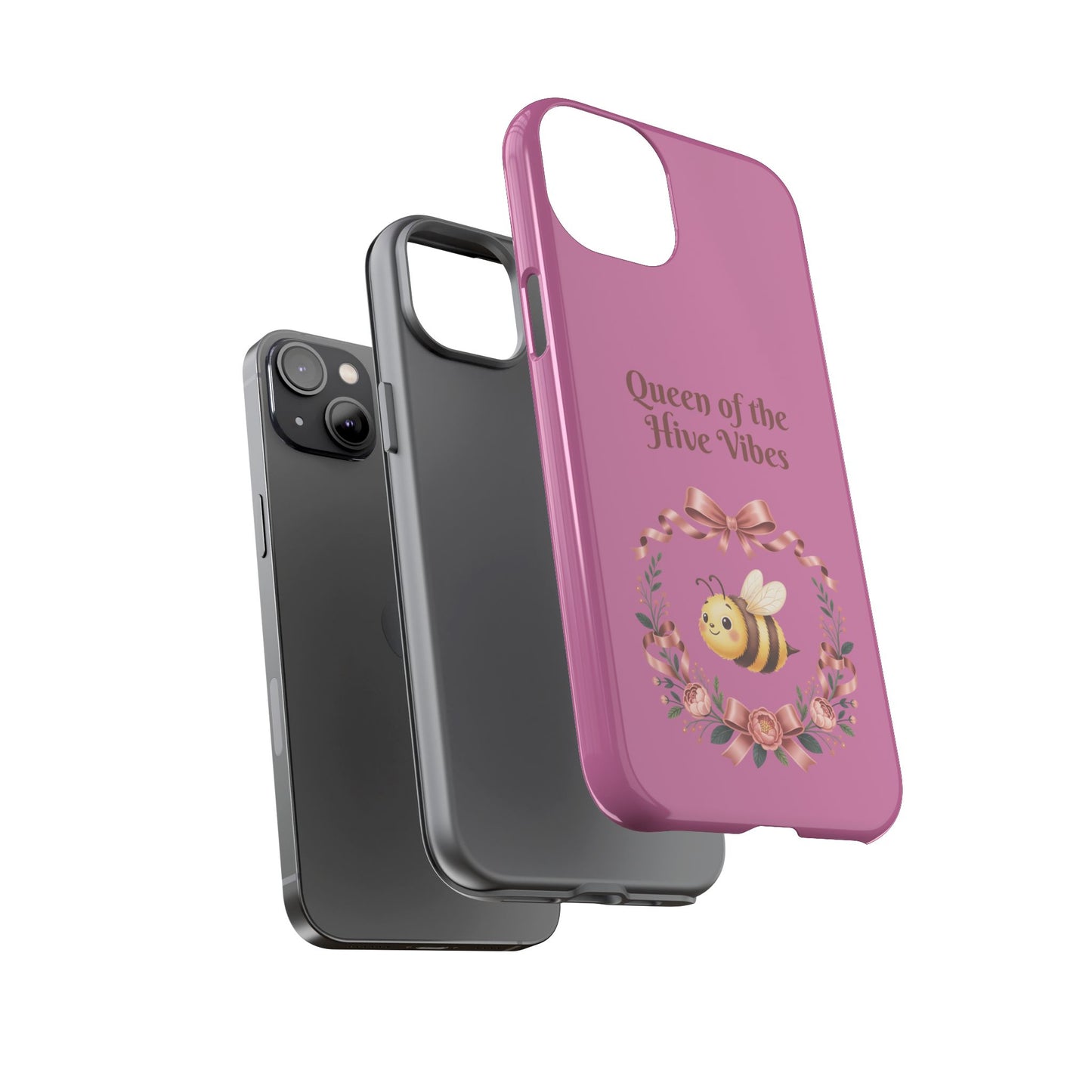 Queen of the Hive Bee Phone Case | Cute Floral Bee iPhone Case