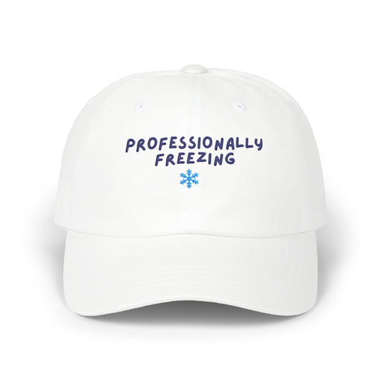 Professionally Freezing Classic Dad Cap | Snowflake Embroidered Hat
