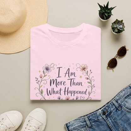 I Am More Than What Happened T-Shirt | Abuse Survivor Inspiration