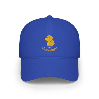 Golden Retriever Silhouette Baseball Cap | 'Golden Days' embroidered