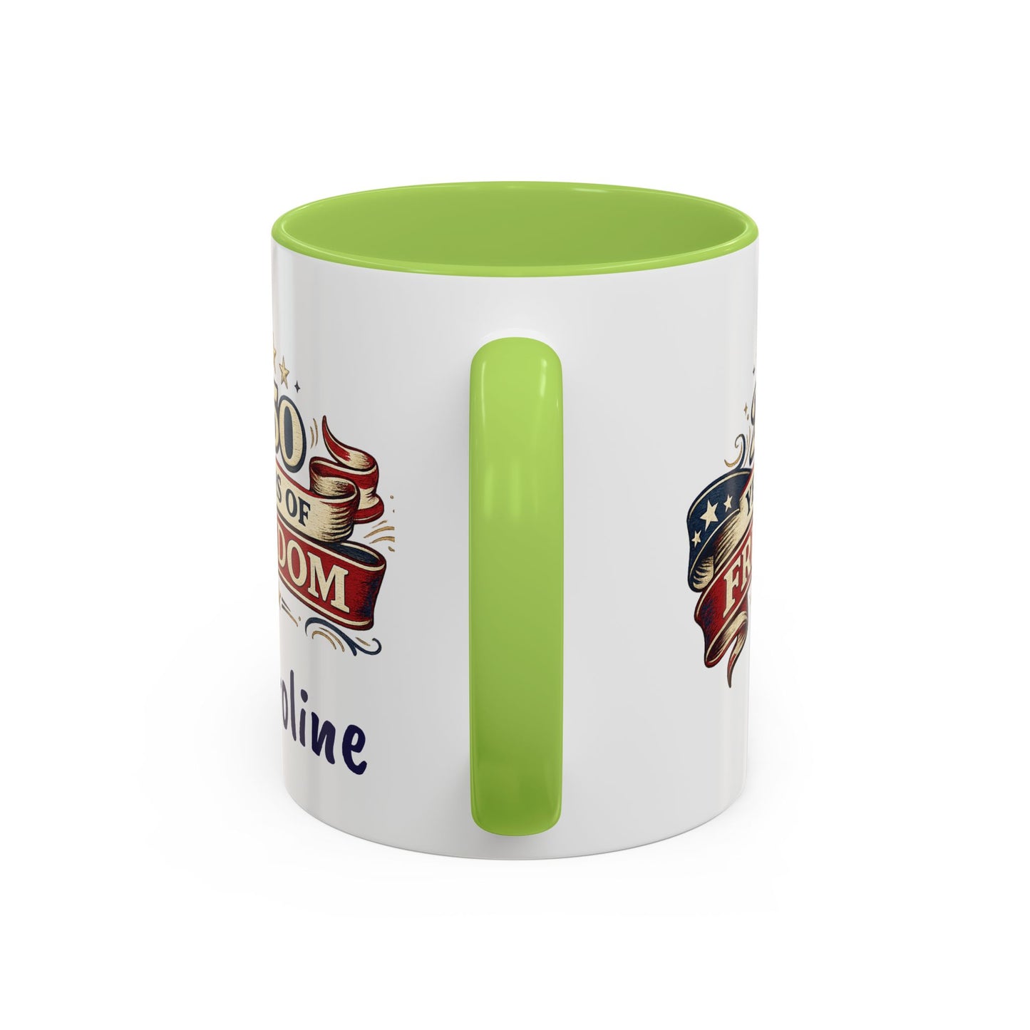 250 Years of Freedom Coffee Mug | Personalized Name - America 250th Anniversary, Semiquincentennial, Patriotic Gift, Heritage Celebration