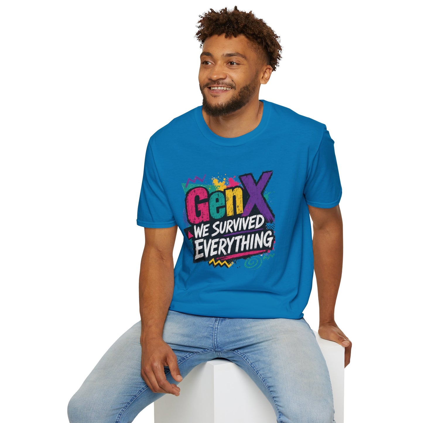 Gen X We Survived Everything T-Shirt | 90s Retro Graphic Tee