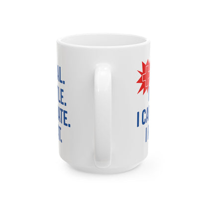Motivational Healthcare Worker Ceramic Mug, Nurse Doctor Gift, Heal Hustle Caffeinate Repeat, 11oz 15oz Coffee Cup, Inspirational Quote