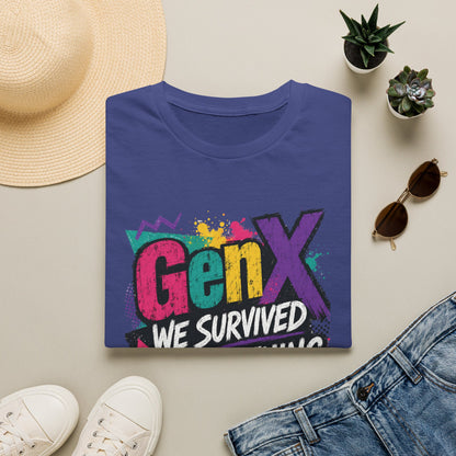 Gen X We Survived Everything T-Shirt | 90s Retro Graphic Tee