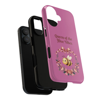 Queen of the Hive Bee Phone Case | Cute Floral Bee iPhone Case