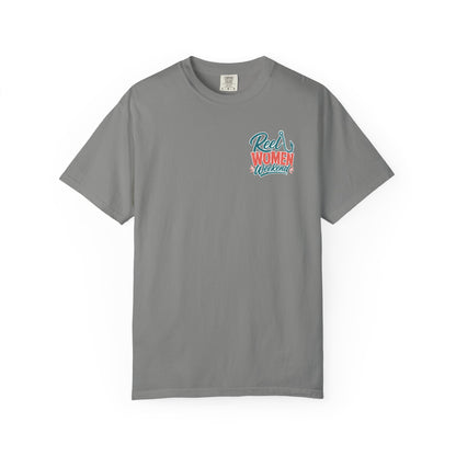 Reel Women Weekend T-shirt | Fishing Hook Typography Tee