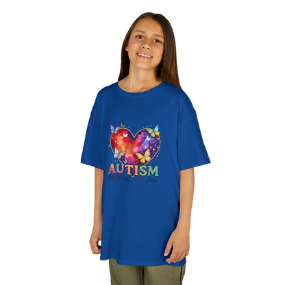 Autism Puzzle Heart Kids Tee | Different Not Less