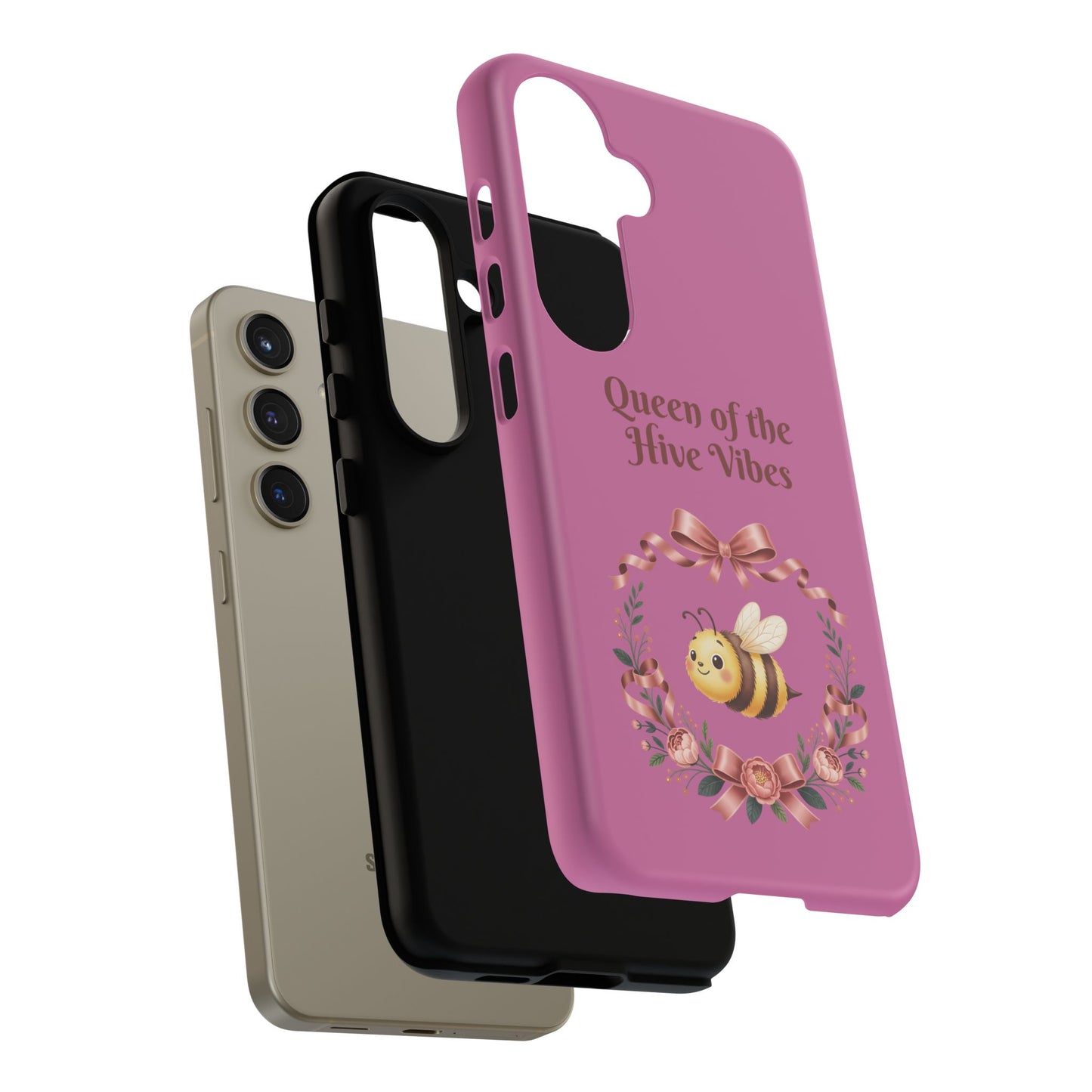 Queen of the Hive Bee Phone Case | Cute Floral Bee iPhone Case