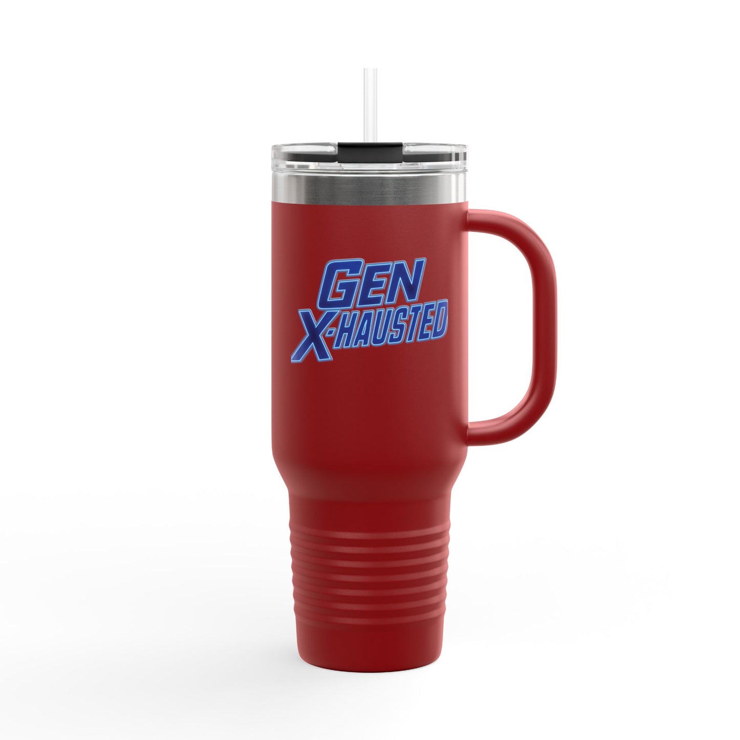 Gen X-Hausted Insulated Travel Mug - Perfect for Coffee on the Go, Travel, Camping, and Daily Hydration