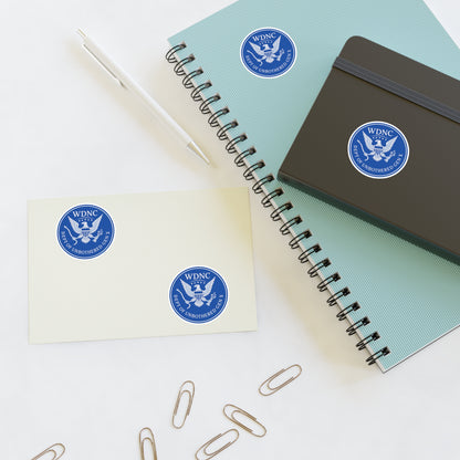 WDNC Department of Unbothered Sticker Sheets, Fun Office Decor, Laptop Stickers, Gift for Students, Journal Decor